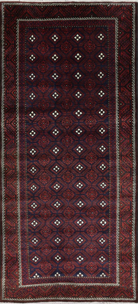 5'x11 Runner Oriental Persian Balouch Rug, W2367
