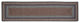 Burgundy/Blue/Gray Rectangle Table Runner 13"x48"