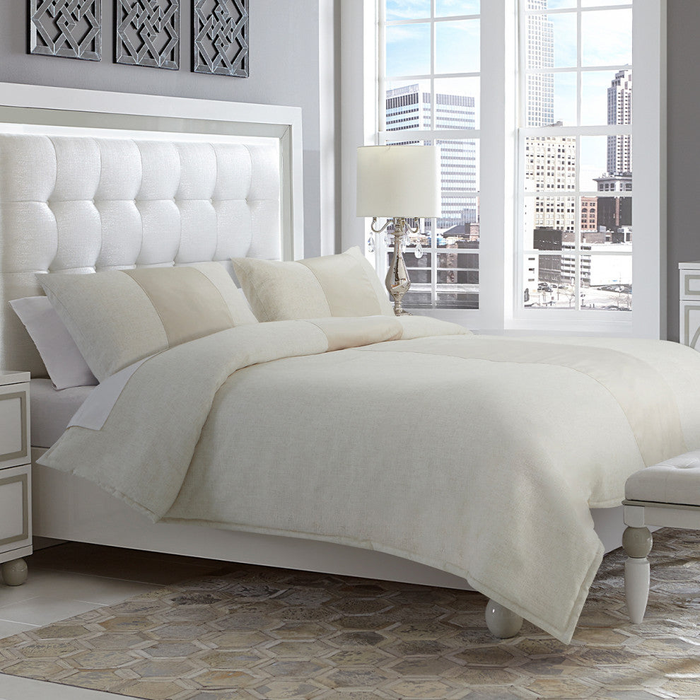 Baldwin 3-Piece Queen Comforter Set Cream