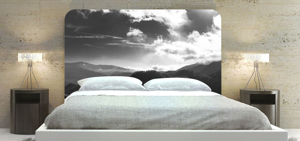 "Landscape Bw" Headboard