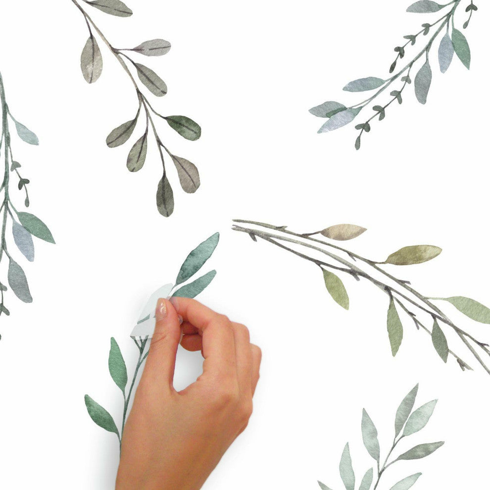 Country Leaves Peel And Stick Wall Decals