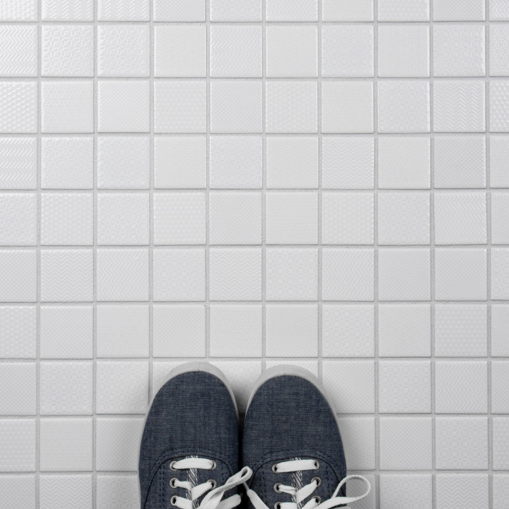 Celadon White Porcelain Floor and Wall Tile
