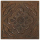 Floral Mosaic Design Copper Tile