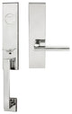 Sunrise Lever, Mortise Dummy Handleset, Right Hand, Polished Stainless Steel