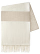 Sydney Stripe Herringbone Throws, Dune