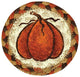 Harvest Pumpkin Printed Coaster, 5"x5"