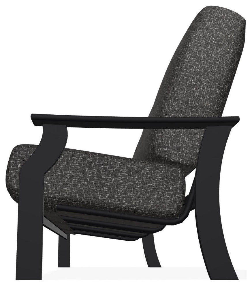 St. Catherine Deep Seat 3-Seat Outdoor Sofa, Hither Char/Black