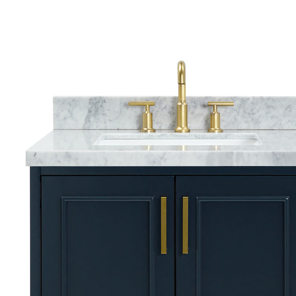 Ariel Stafford 43" Single Left Offset Rectangle Sink Bathroom Vanity
