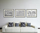 Colorado Vintage B&W Map Canvas Print, 28"x37"