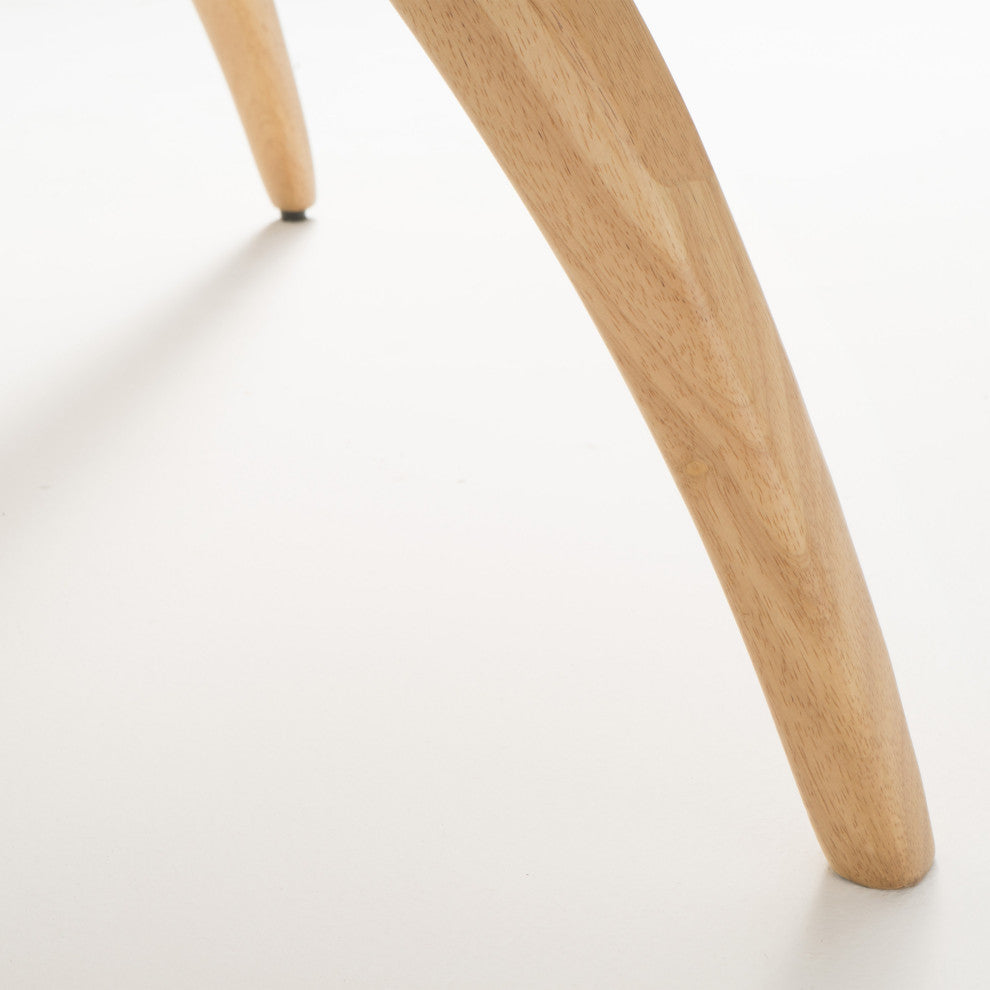 GDF Studio Mid-Century Modern 5 Piece Dining Set, Green Tea