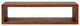Holt Wood Wall Shelf, Walnut Brown 30x8