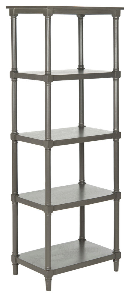 Safavieh Odessa 5-Tier Bookcase, Gray