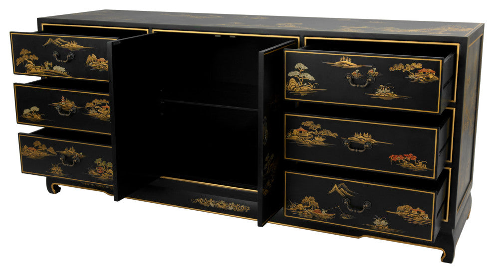 Black Lacquer Dresser