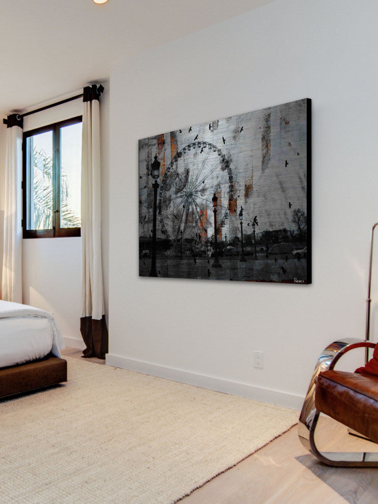 "Voltaire" Print on Brushed Aluminum, 60"x40"
