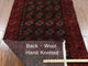 3'x6 Handmade Persian Baluch Wool Area Rug, W2352