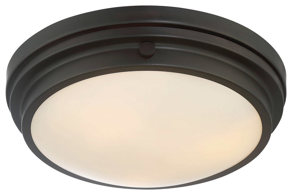 Flush Mount, English Bronze, 13.25"