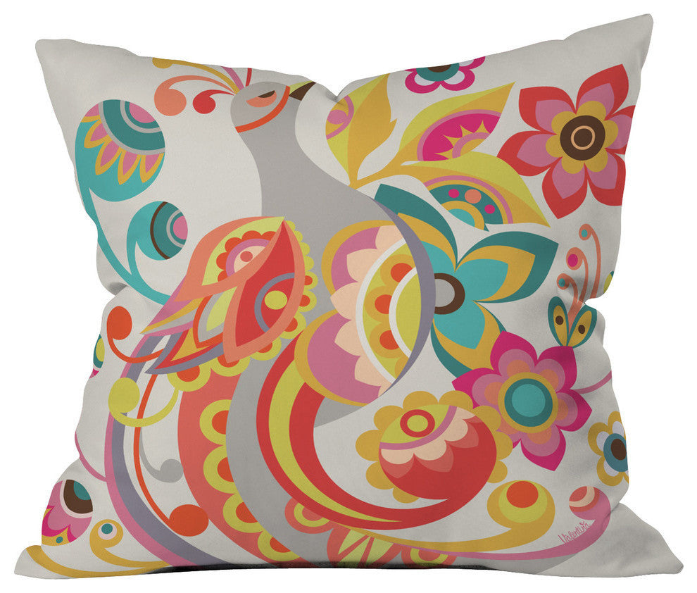 Valentina Ramos Unwavering Avis Outdoor Throw Pillow, 26x26x7