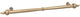 Pull 9" cc, Stainless Traditional Bronze and Stainless Steel Bar Pull
