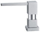 Q-Haus Solid Brass Soap, Lotion Dispenser , Brushed Nickel