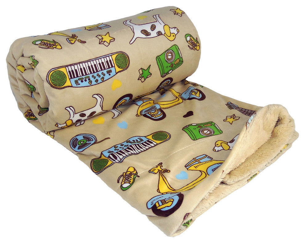 Sounds Micro Plush Throw Blanket