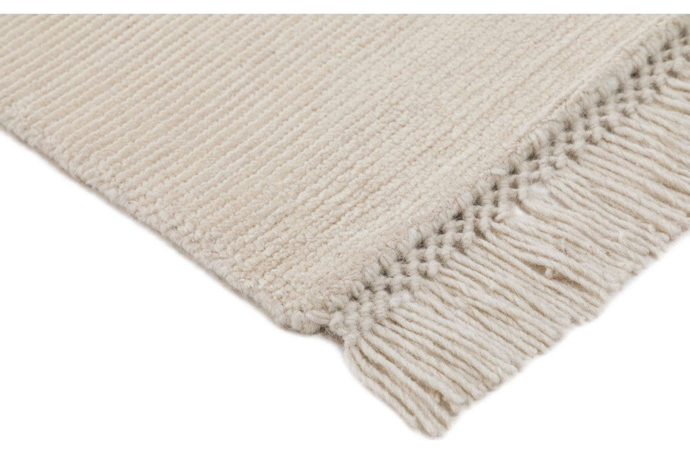 Eva Solid Area Rug, White, 2'x3'