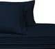 Solid Wrinkle-Free 100% Microfiber Sheet Set, Navy, King