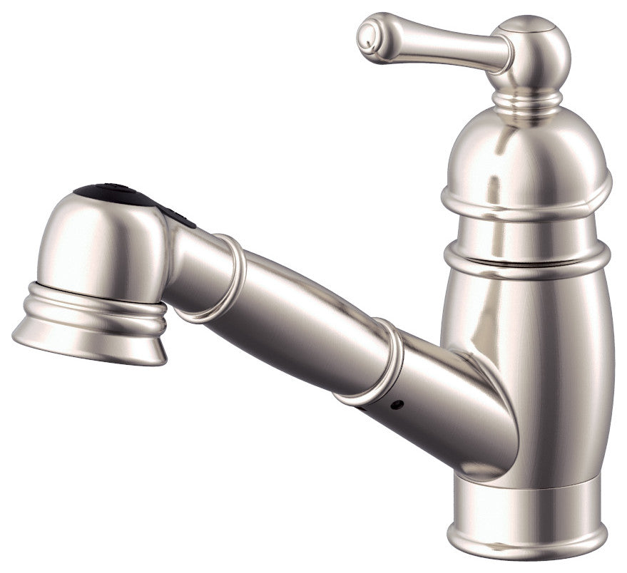 Opulence Single Handle Pull-Out Kitchen Faucet Stainless Steel