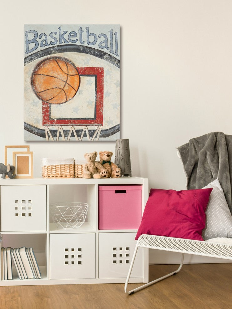 Marmont Hill, "Backboard" by Reesa Qualia Painting on Wrapped Canvas, 30x39