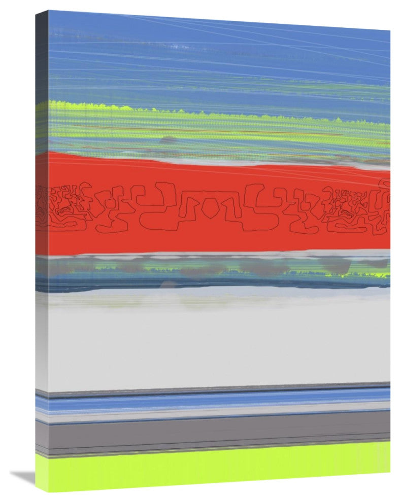 "Abstract  Blue View 4" Fine Art Print
