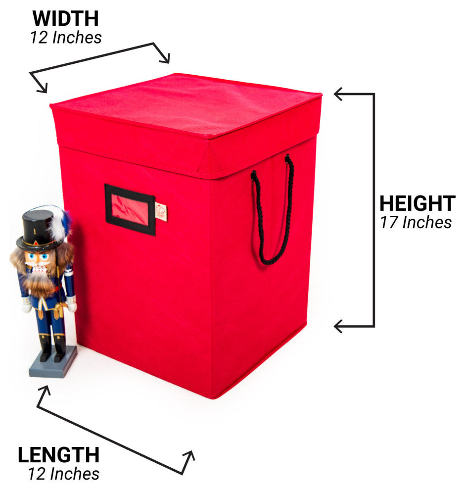 17" Christmas Nutcracker Collectibles Storage Box