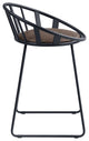 Zudora Counter Height Chair (Set-2)