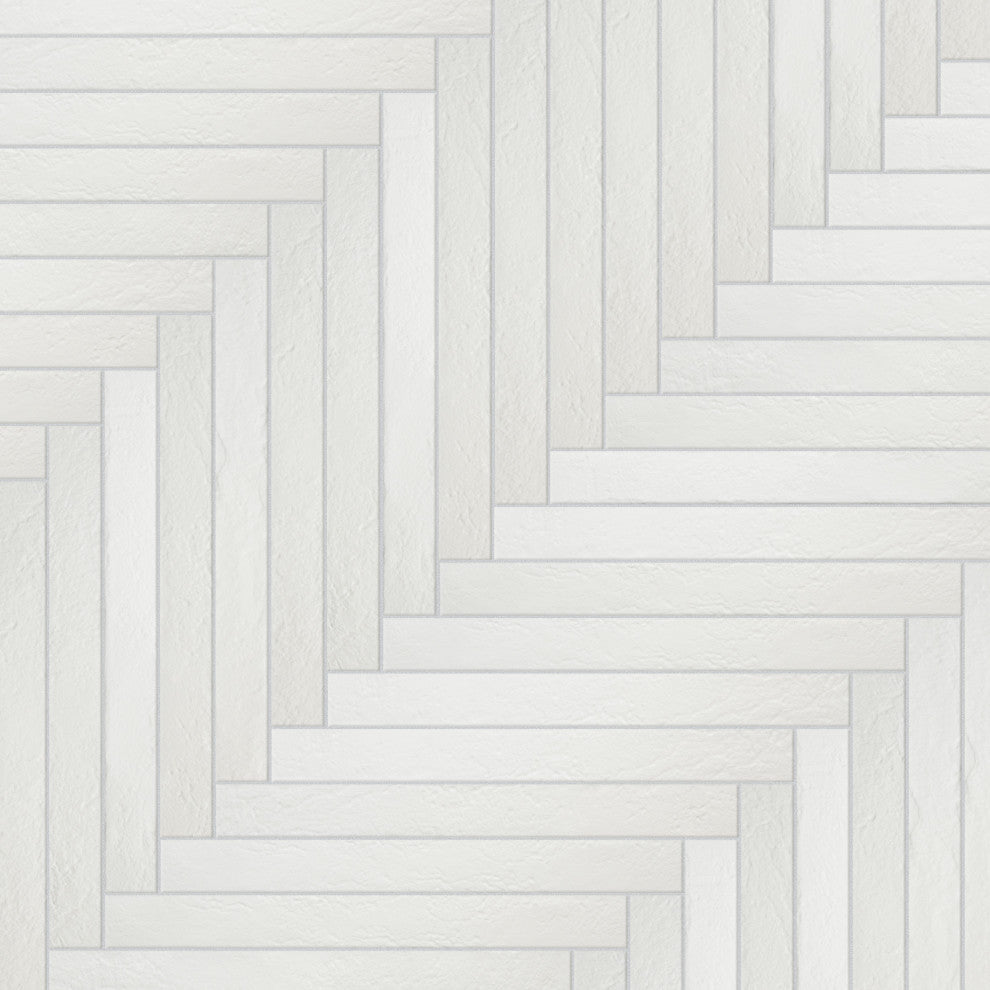 Sedona Charcoal Porcelain Floor and Wall Tile, White