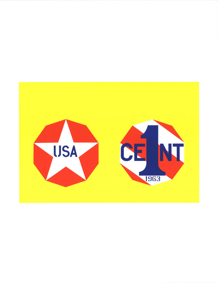 Robert Indiana, The New Glory Penny, 1997, Artwork