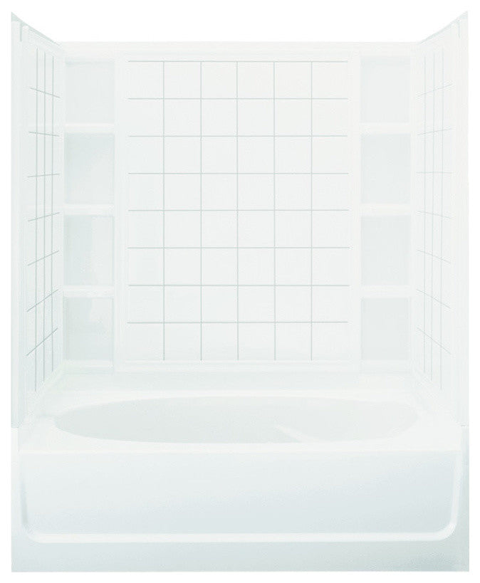 Sterling  Ensemble 72"x36"x60" Vikrell Tub/Shower