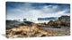 "Storm in Rocky Coast of Atlantic" Landscape Wall Art Canvas Print, 40"x20"