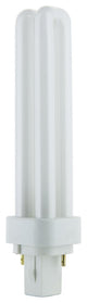 Sunlite 18 Watt Pld 2 Pin Double U Shaped Twin Tube, G24D 2 Base, Super White