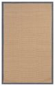 Bay Square Contemporary Area Rug, Gray, 8' Square