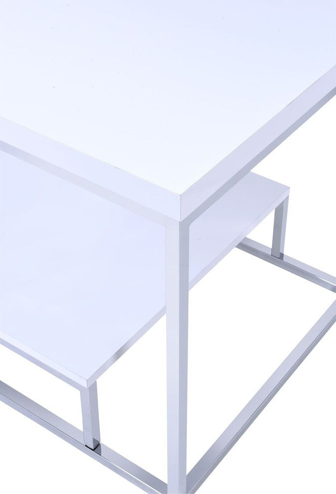 Lucia End Table, White