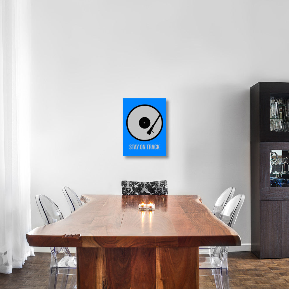 "Stay On Track Vinyl Poster 2" Fine Art Print