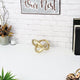 Kompo Modern Gold Abstract Infinite Knot Decor