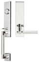 Sequoia Lever, Tubular Dummy Handle set, Right Hand, Polished Stainless Steel