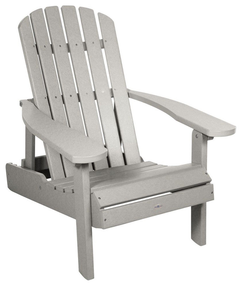 Cape Folding and Reclining Adirondack Chair, Cove Gray