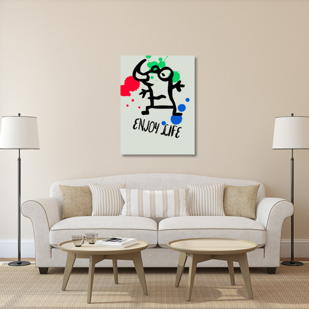 "Enjoy Life Poster 1" Fine Art Print