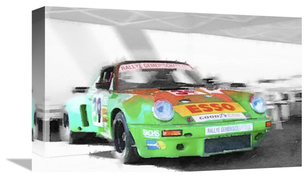 "Porsche 911 Turbo Watercolor" Fine Art Print