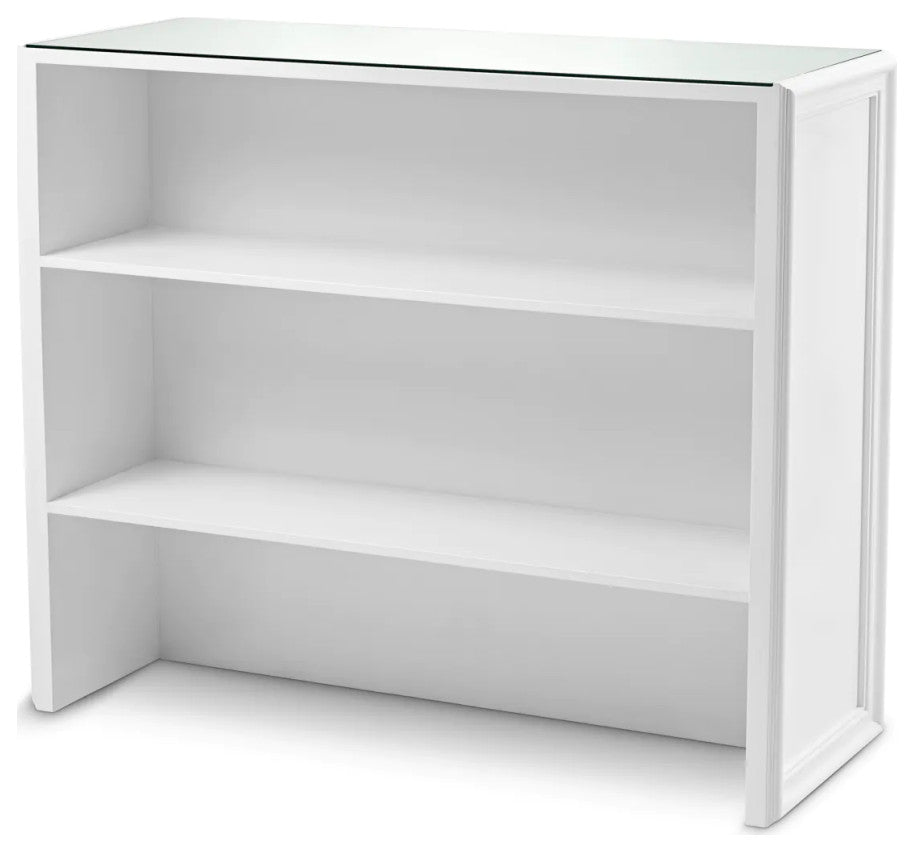White Ribbed Bar Cabinet, Eichholtz Roland