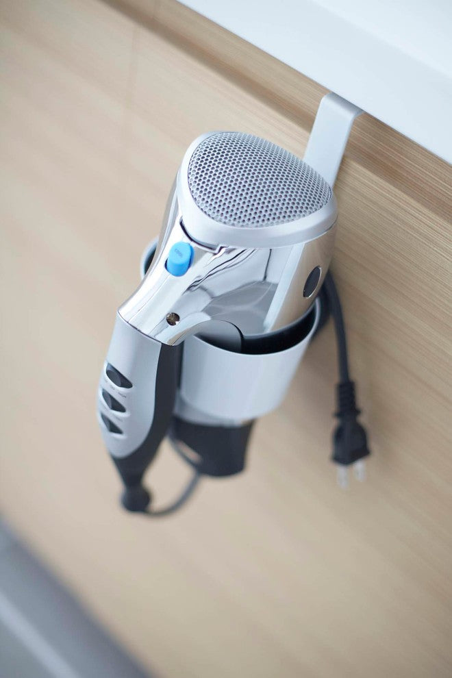 Beautes Blow Dryer Holder, White