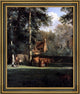 Adriaen Van de Velde the Farm Framed Premium Canvas Print, 16"x20"