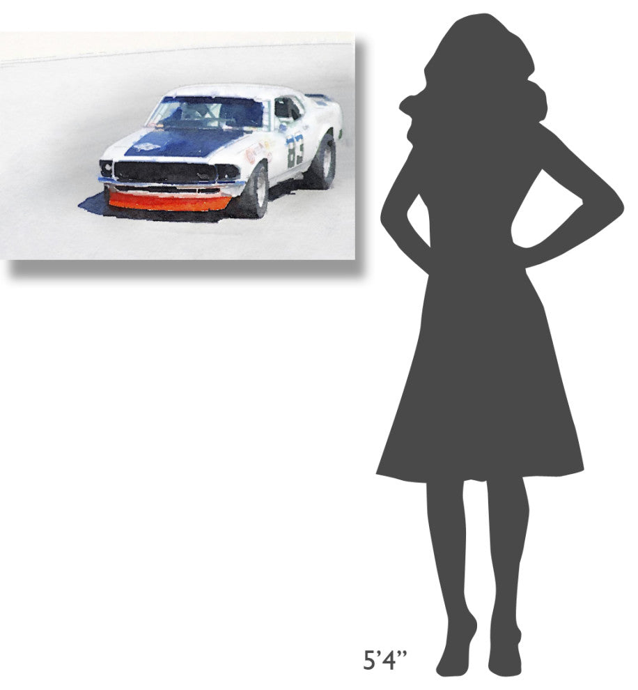 "Chevy Camaro Monterey Watercolor" Fine Art Print