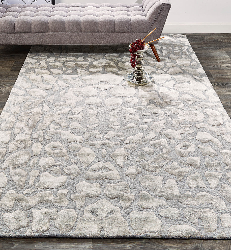 Weave & Wander Malawi Rug, Alloy, 8'x11'