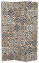 6' Tall Double Sided Victorian Tile Canvas Room Divider